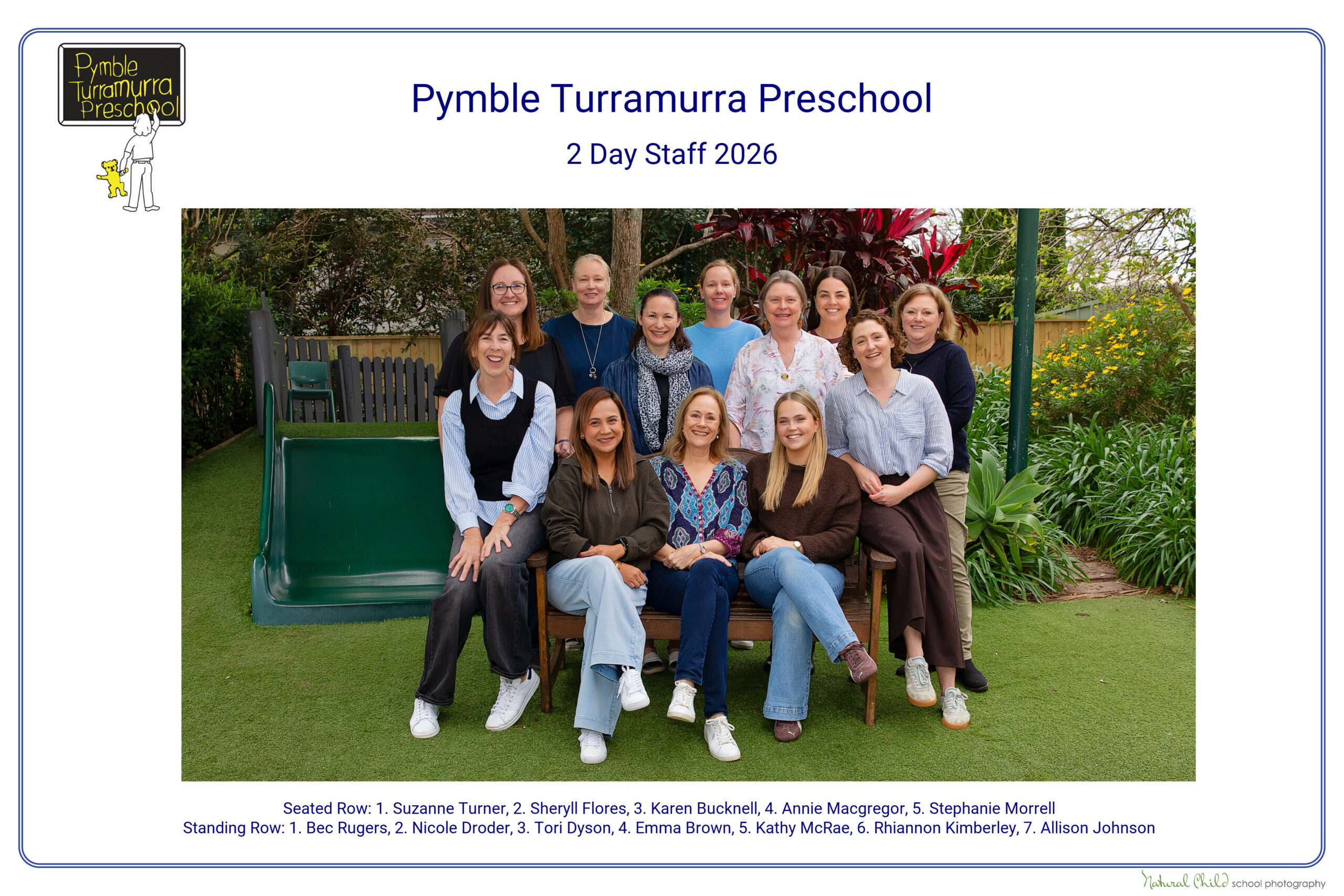 Pymble Turramurra Preschool two-day staff group, 2026